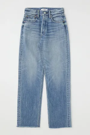 Moussy - MV Olivia Wide Straight in Blue
