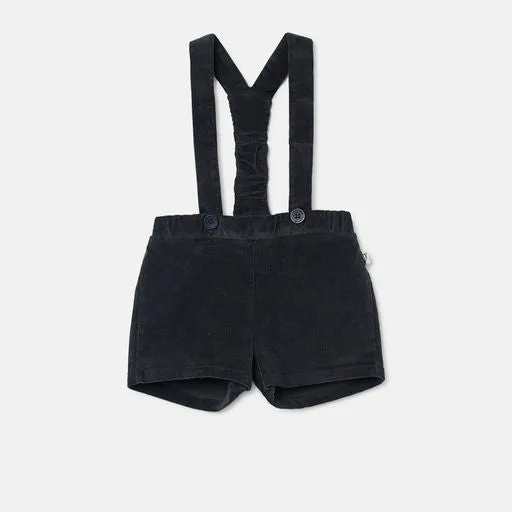 My Little Cozmo Dark Grey Corduroy Overalls