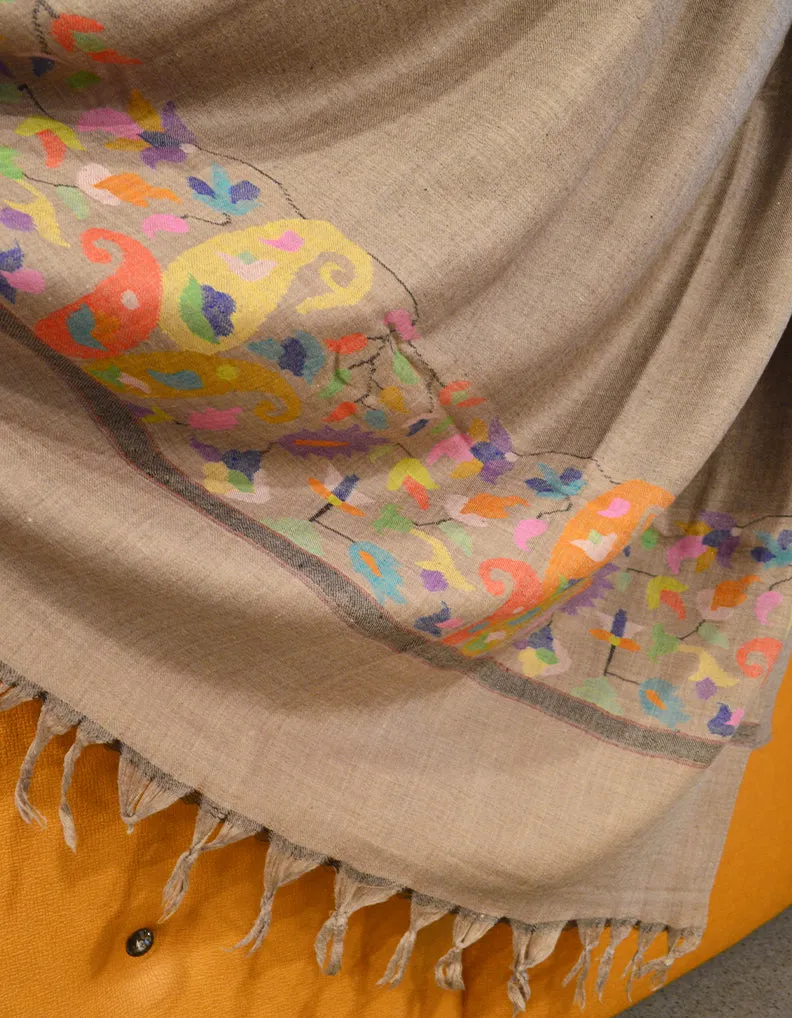 Natural Men Kani Reversible Pashmina Shawl 6308