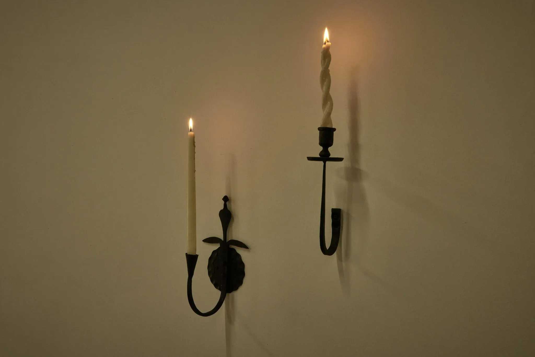 Nickey Kehoe Forged Iron Candle Wall Sconce