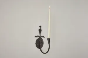 Nickey Kehoe Forged Iron Candle Wall Sconce