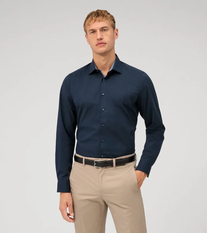 OLYMP - Level Five, Business Shirt, Body Fit, New York Kent, Cobalt
