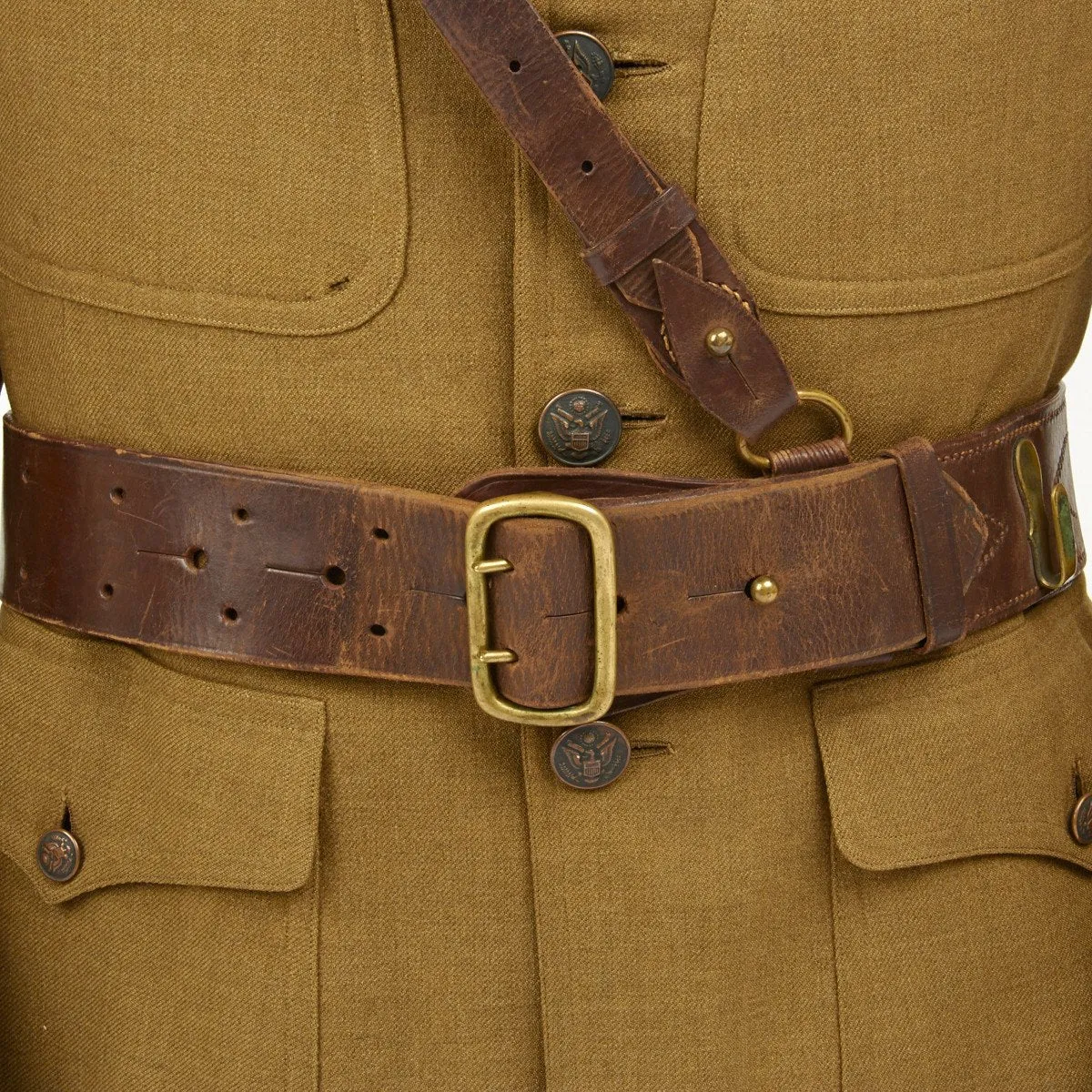 Original U.S. WWI Pioneers Identified Lieutenant Uniform Collection Set