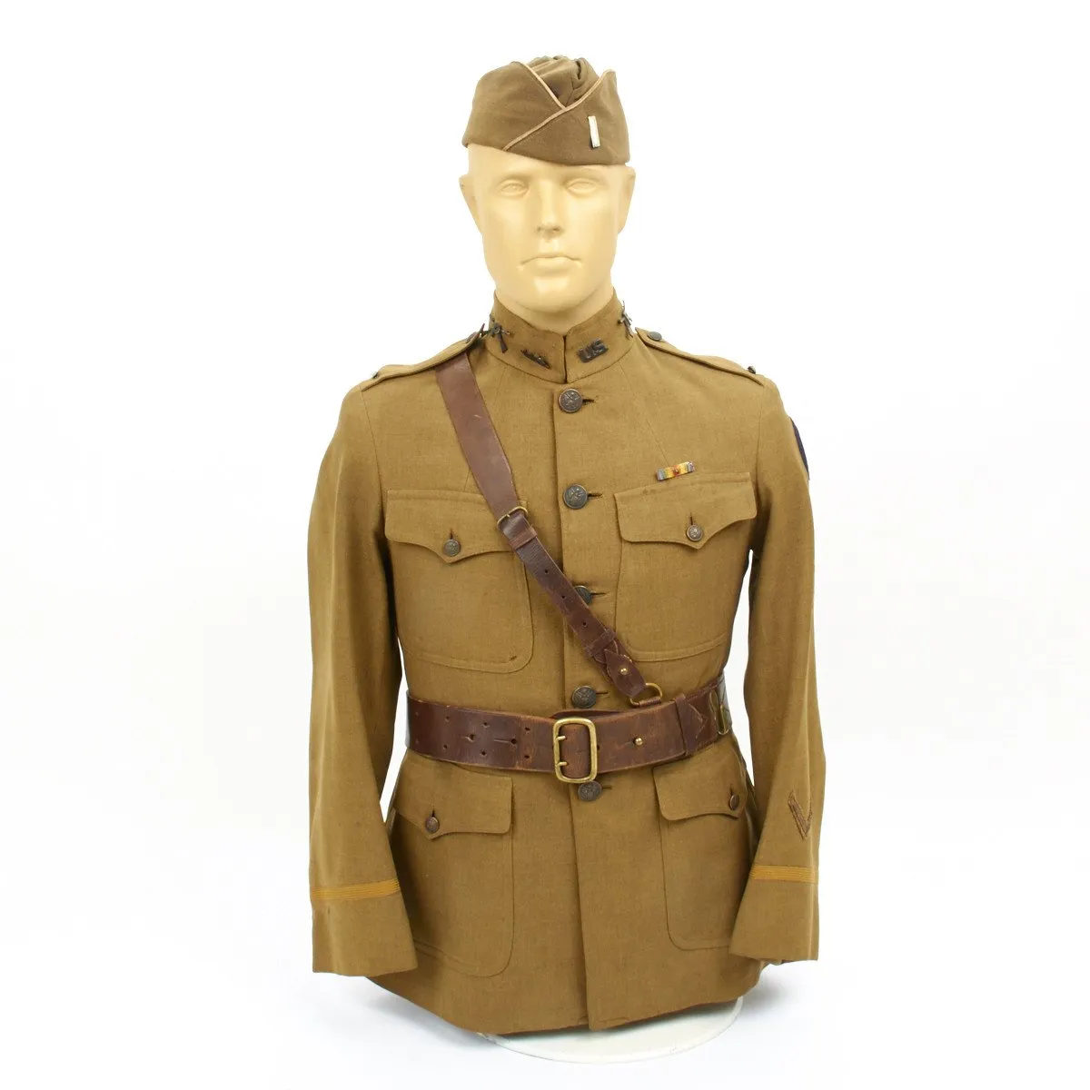 Original U.S. WWI Pioneers Identified Lieutenant Uniform Collection Set