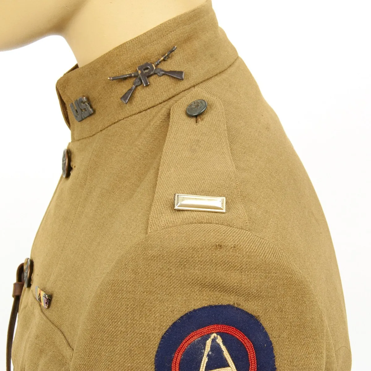 Original U.S. WWI Pioneers Identified Lieutenant Uniform Collection Set