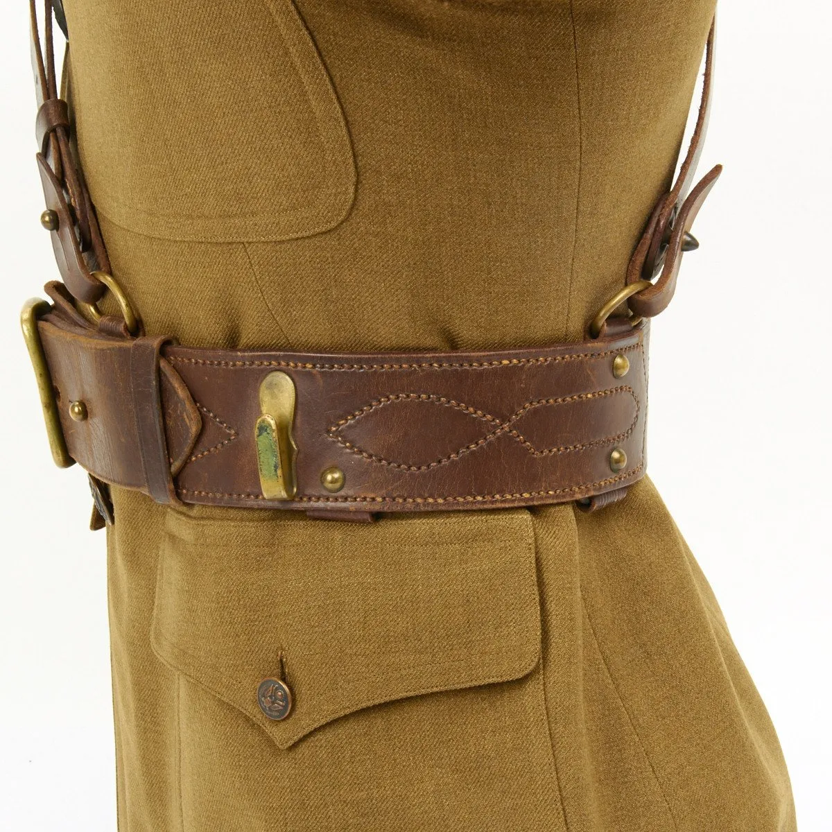Original U.S. WWI Pioneers Identified Lieutenant Uniform Collection Set