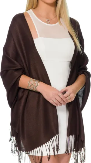 Pashmina Shawls and Wraps for Evening Dresses, Large Soft Pashminas Wedding Shawl