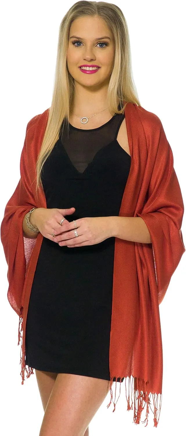 Pashmina Shawls and Wraps for Evening Dresses, Large Soft Pashminas Wedding Shawl