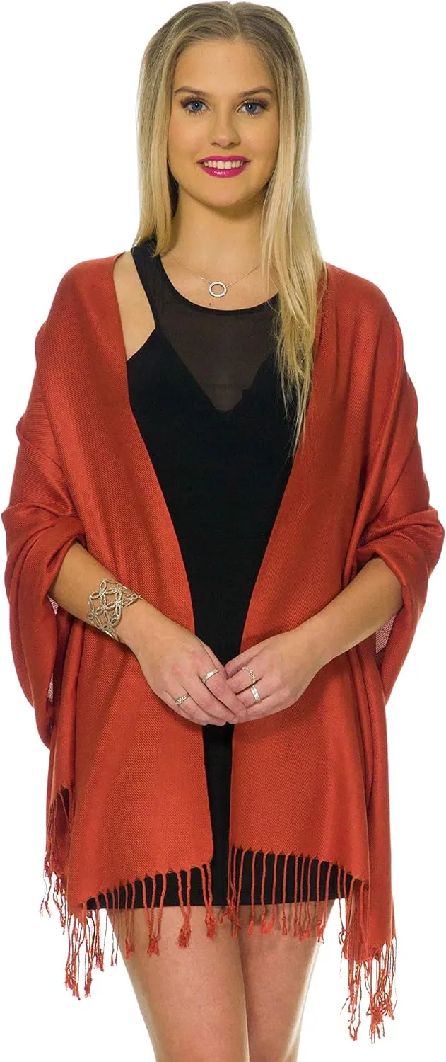 Pashmina Shawls and Wraps for Evening Dresses, Large Soft Pashminas Wedding Shawl