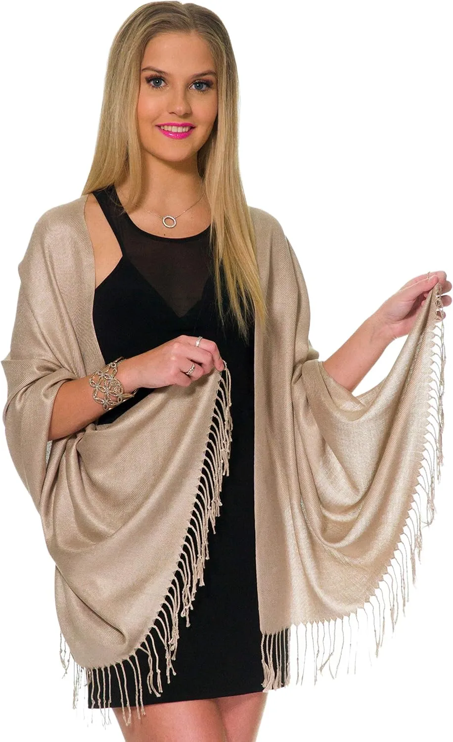 Pashmina Shawls and Wraps for Evening Dresses, Large Soft Pashminas Wedding Shawl