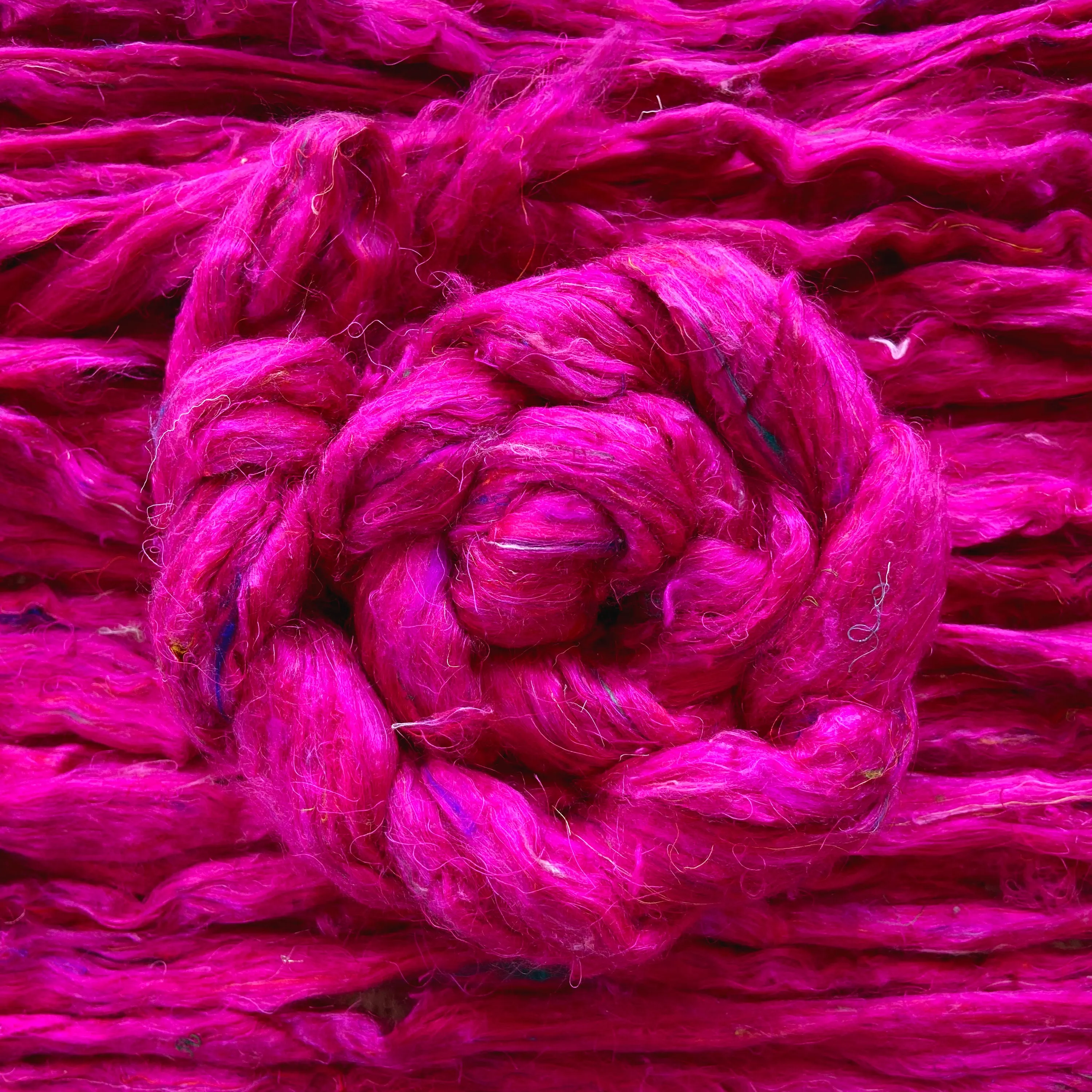 "Punch" Sari Silk Recycled blended braid