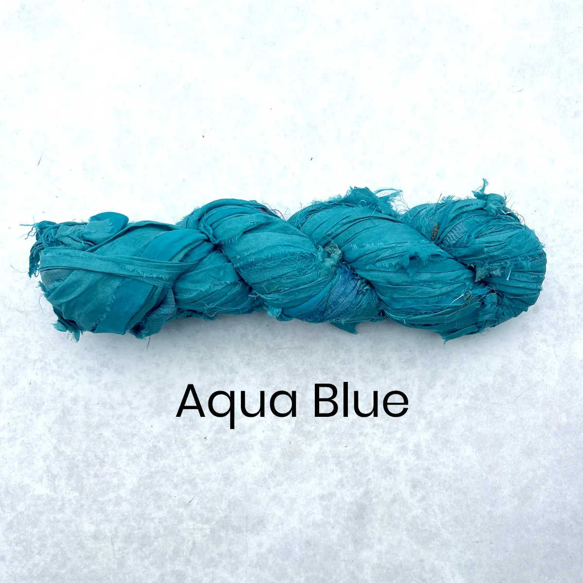 Recycled Sari Silk Ribbon - 100g Individual Colours