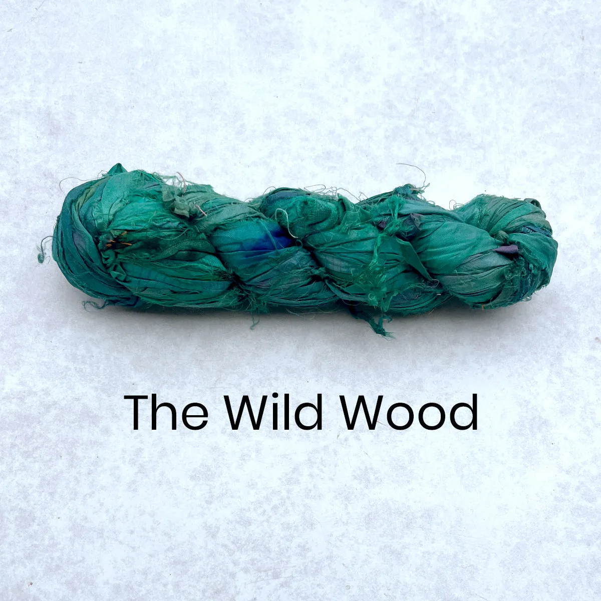 Recycled Sari Silk Ribbon - 100g Individual Colours