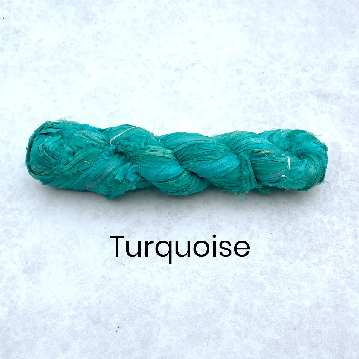 Recycled Sari Silk Ribbon - 100g Individual Colours