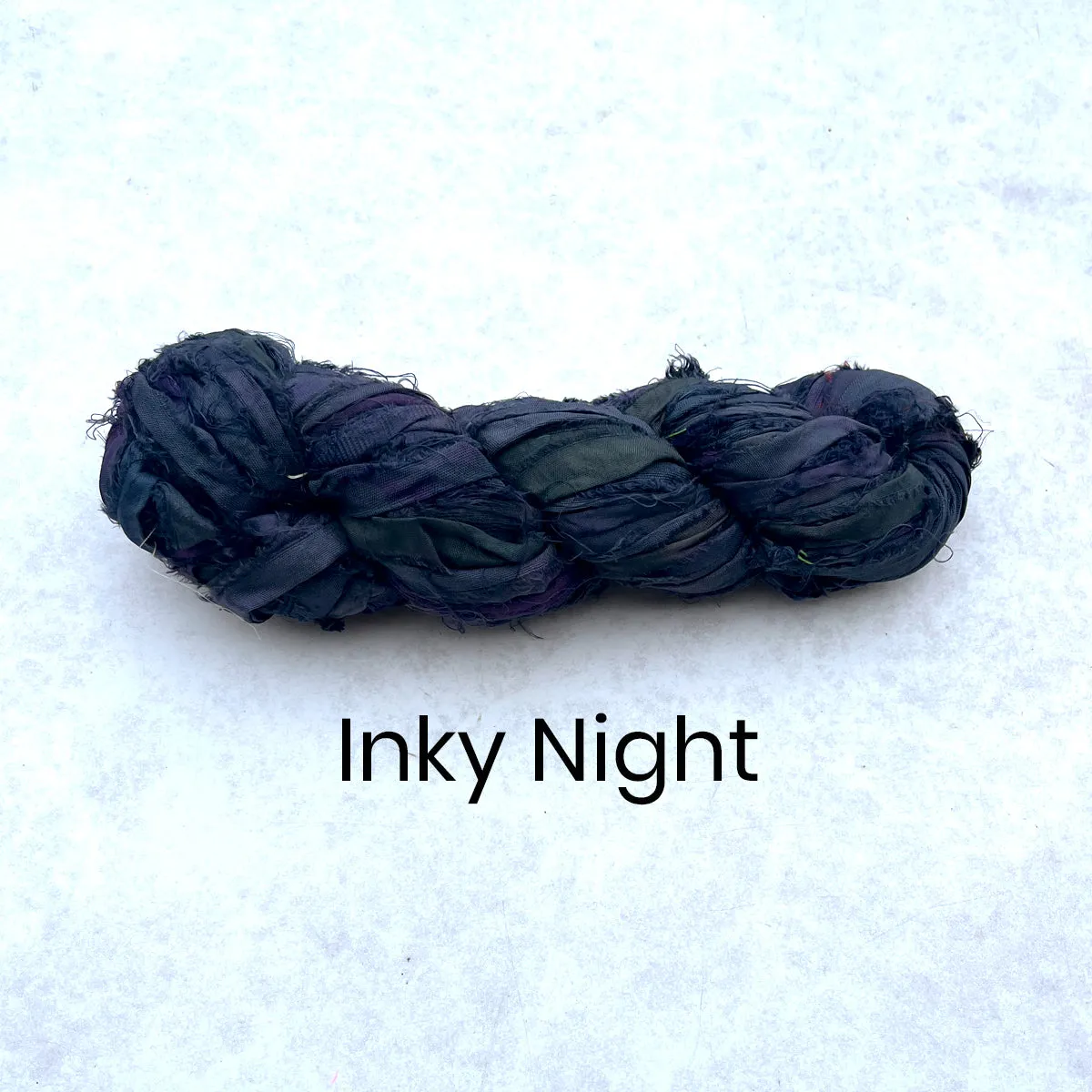 Recycled Sari Silk Ribbon - 100g Individual Colours