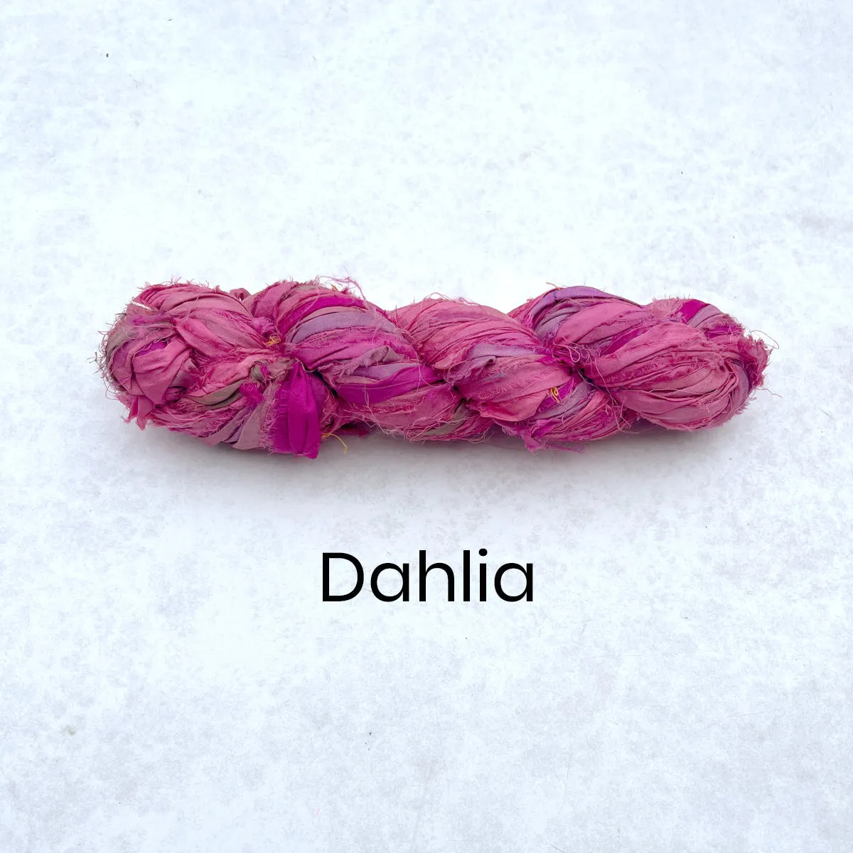Recycled Sari Silk Ribbon - 100g Individual Colours