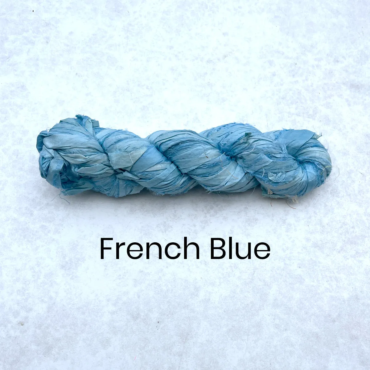 Recycled Sari Silk Ribbon - 100g Individual Colours