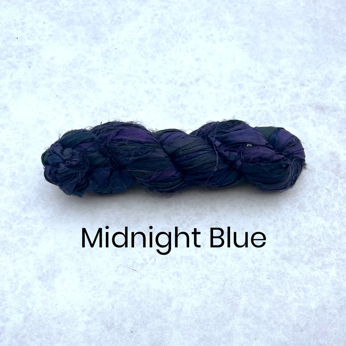 Recycled Sari Silk Ribbon - 100g Individual Colours