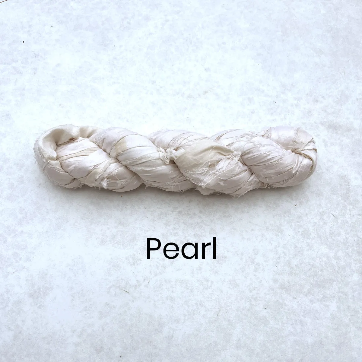 Recycled Sari Silk Ribbon - 100g Individual Colours