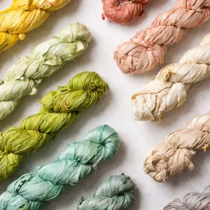 Recycled Sari Silk Ribbon - 100g Individual Colours