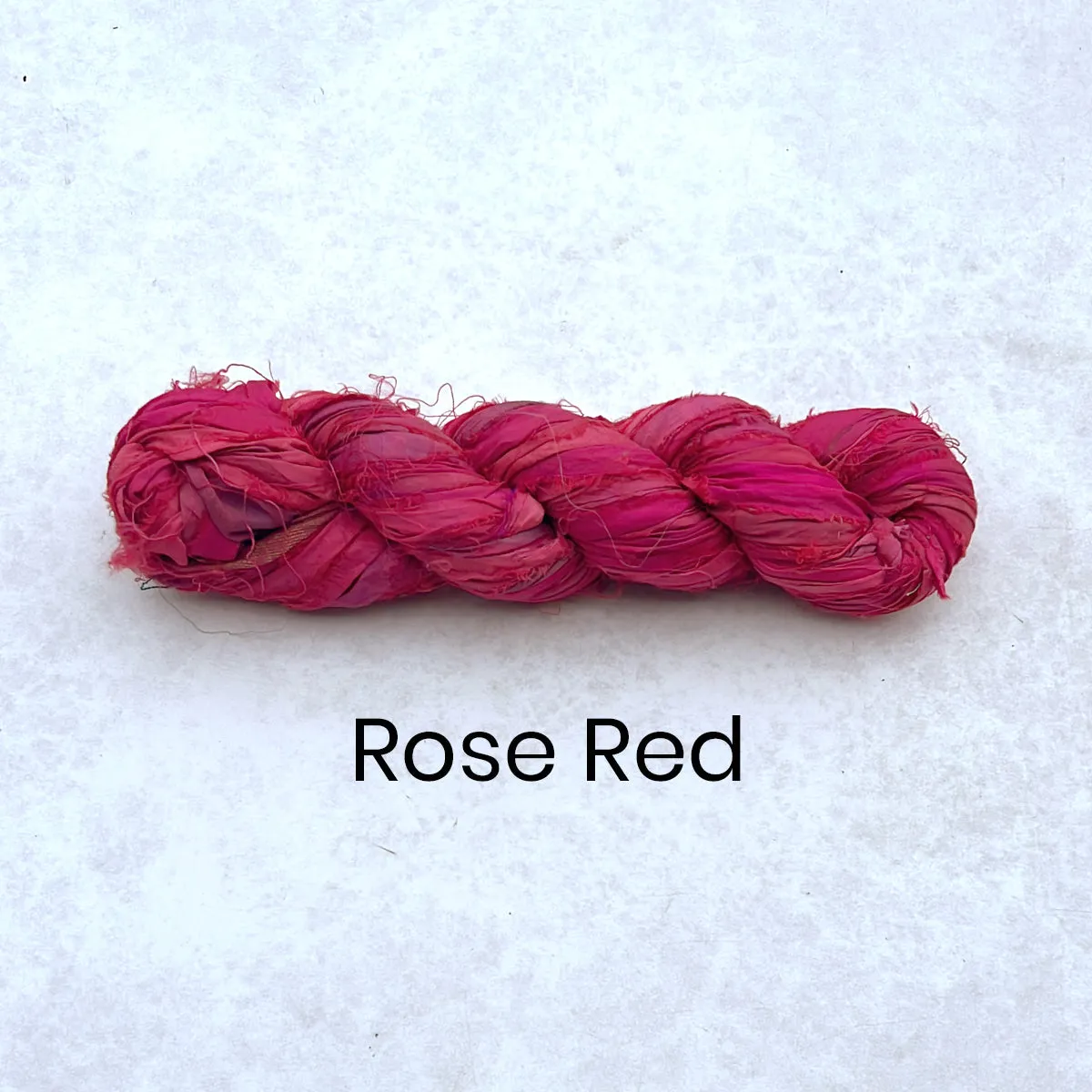 Recycled Sari Silk Ribbon - 100g Individual Colours