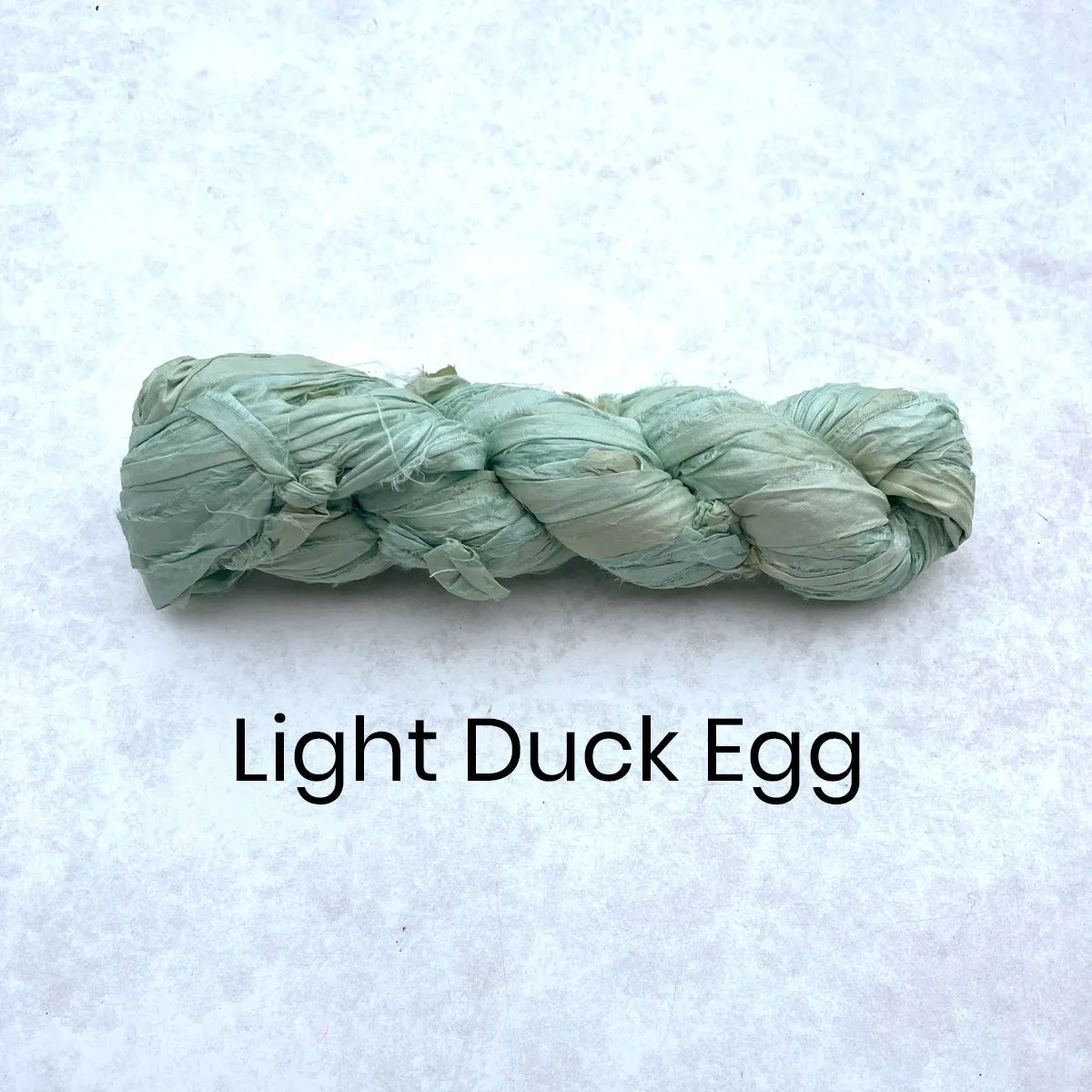 Recycled Sari Silk Ribbon - 100g Individual Colours