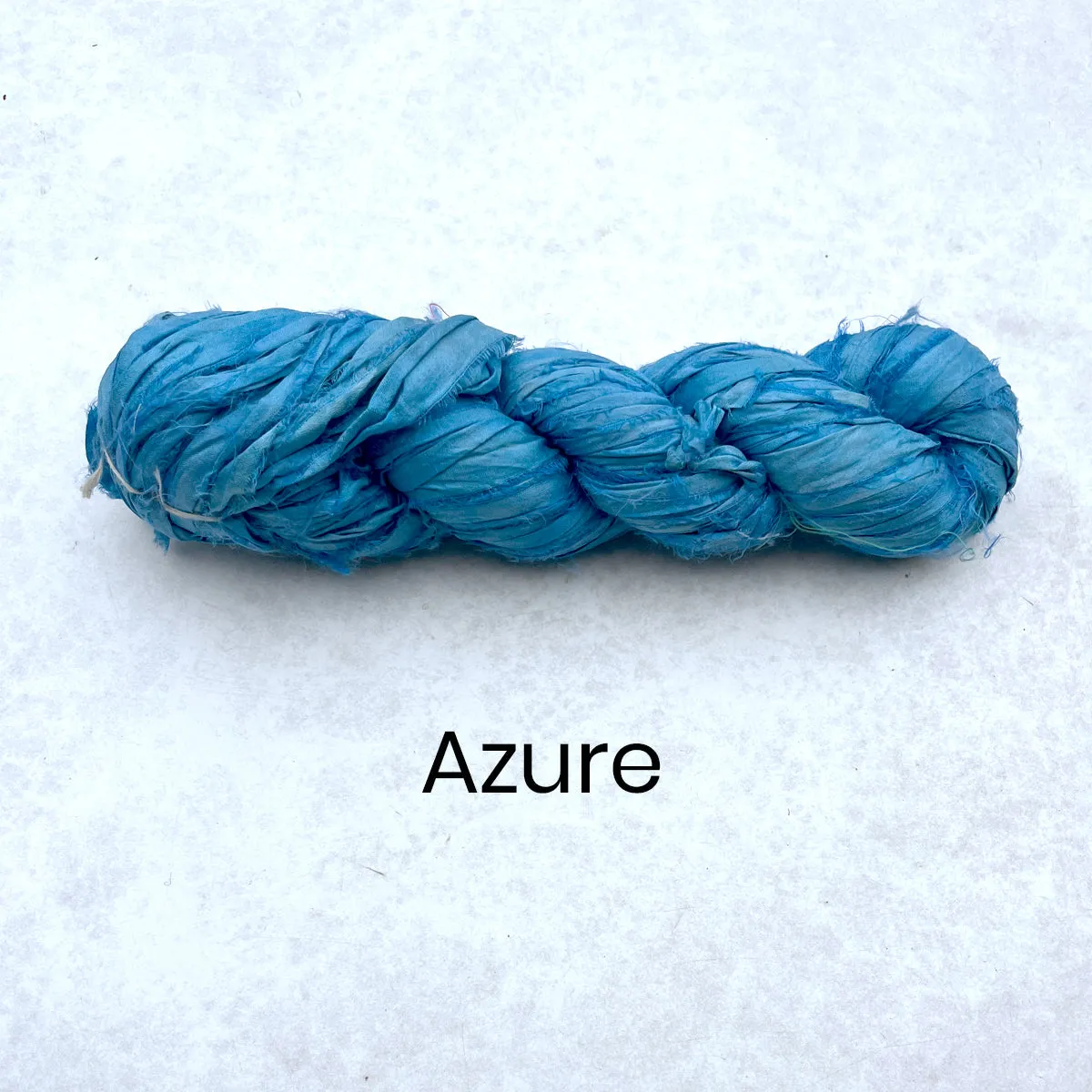 Recycled Sari Silk Ribbon - 100g Individual Colours