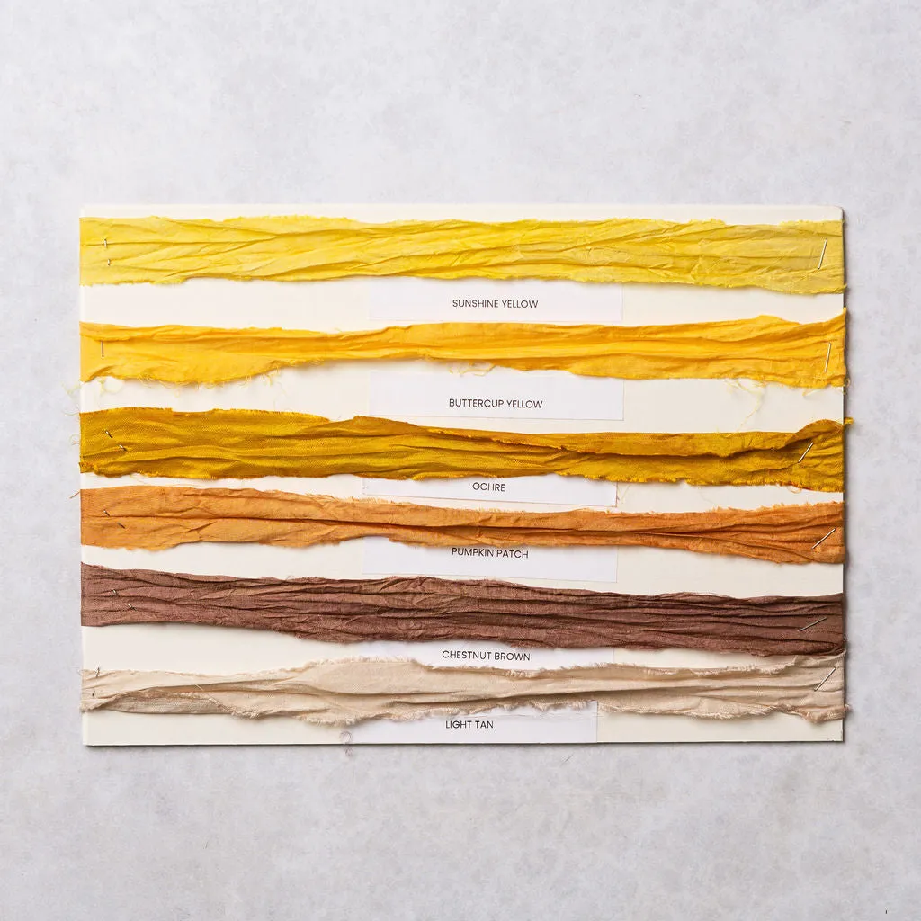 Recycled Sari Silk Ribbon - 100g Individual Colours
