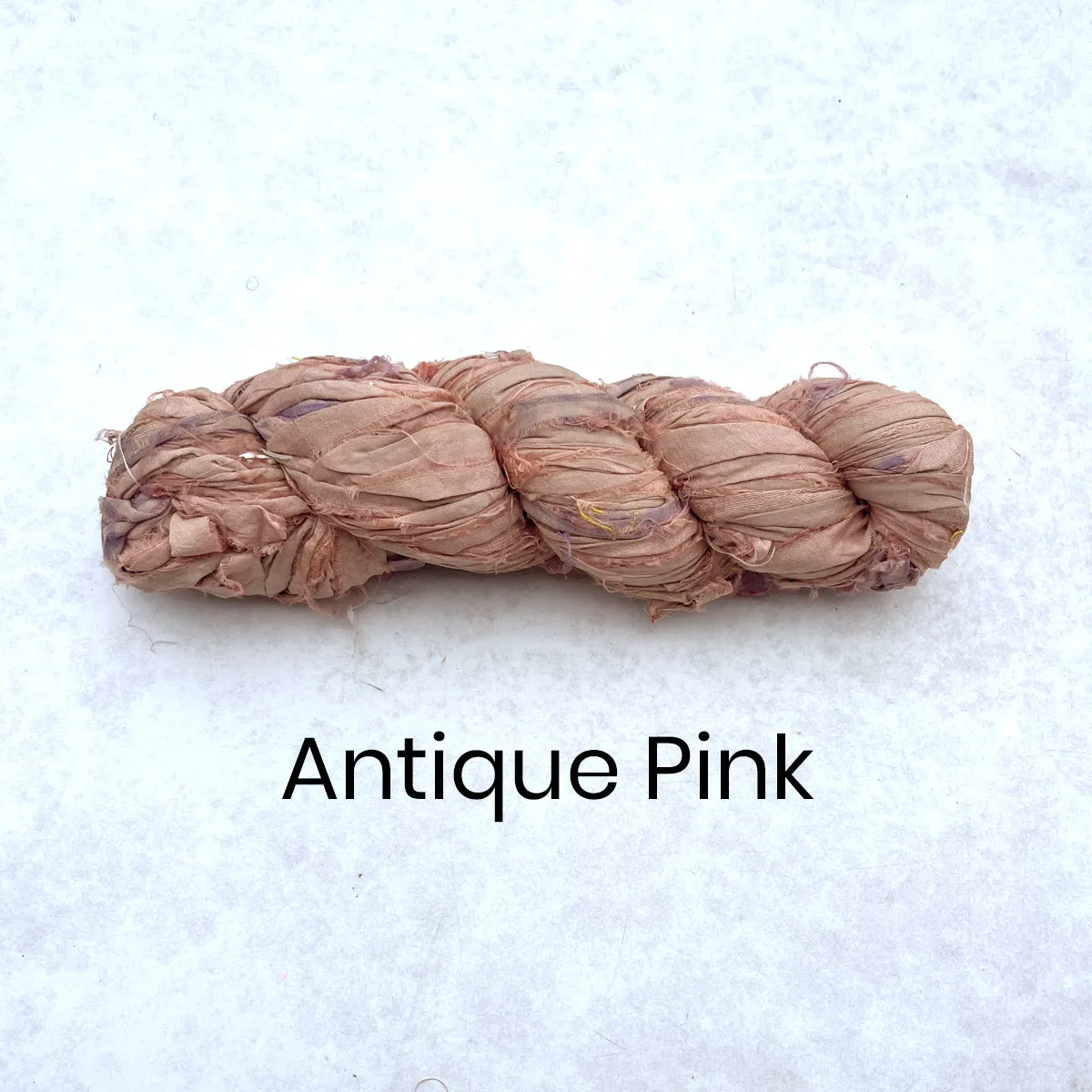 Recycled Sari Silk Ribbon - 100g Individual Colours