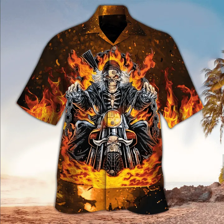 Skull 3D All printed Hawaii Shirt, Perfect Hawaiian Shirt For Skull Lover, Hawaiian shirt for men