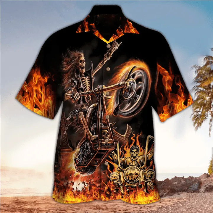 Skull 3D All printed Hawaii Shirt, Perfect Hawaiian Shirt For Skull Lover, Hawaiian shirt for men