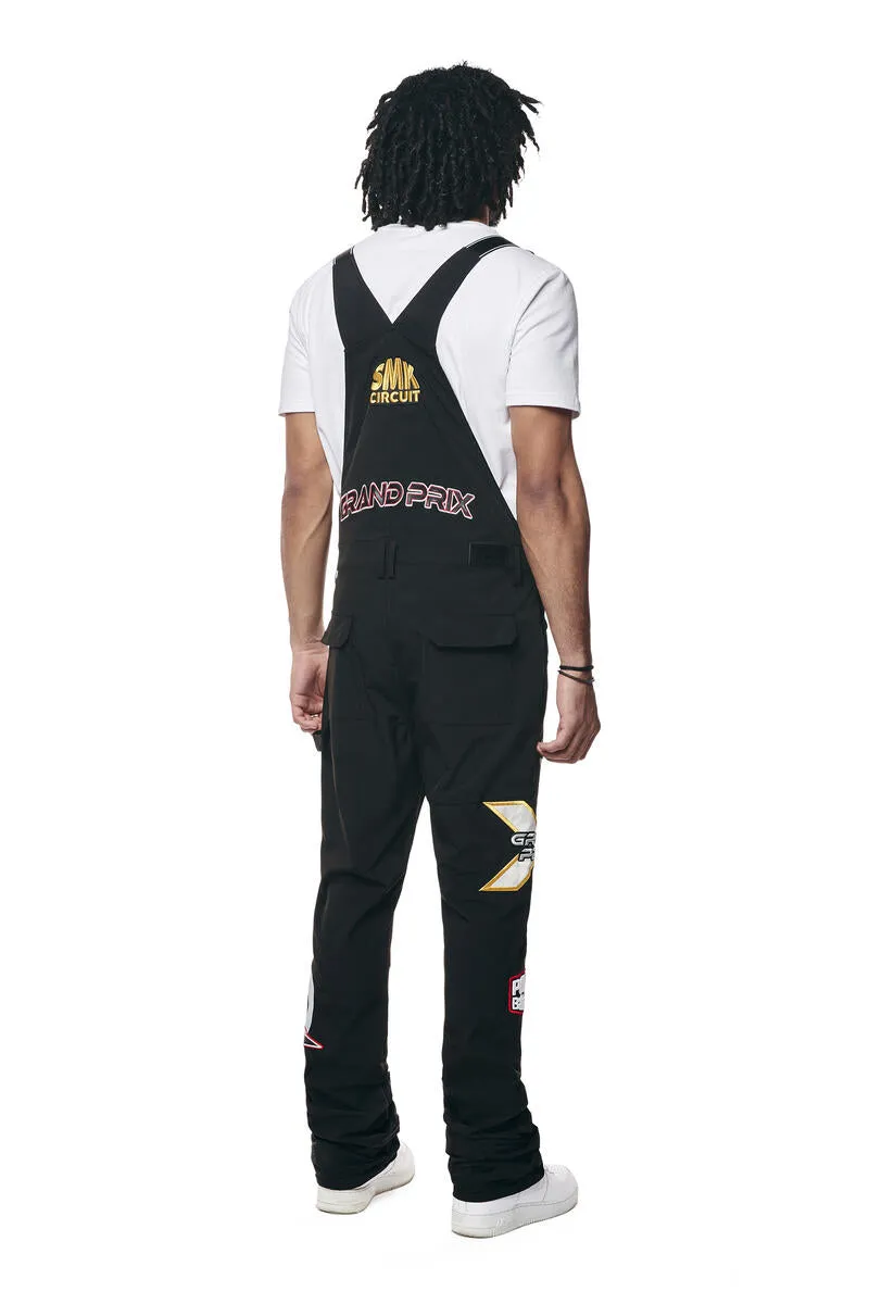 Smoke Rise - Racing Patched Overalls (Black)