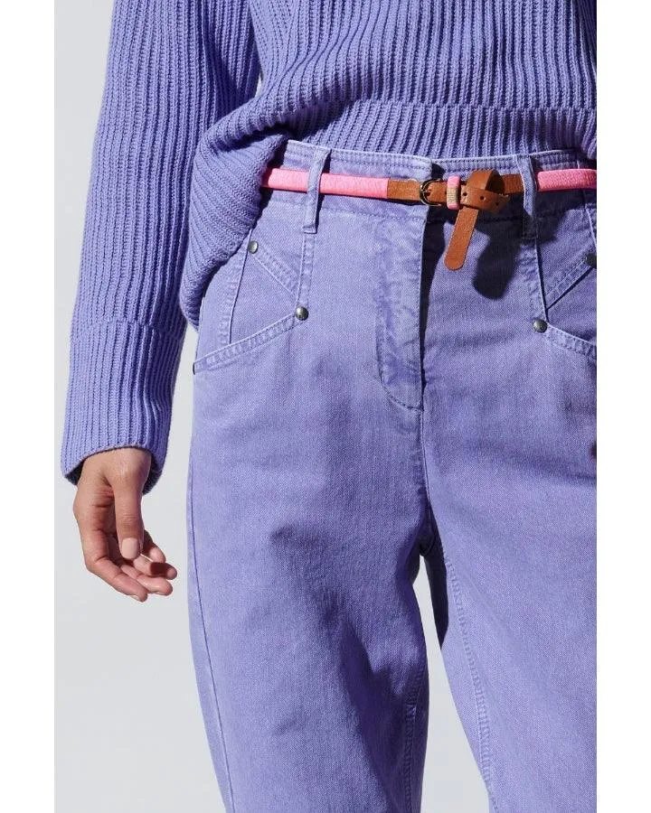 Straight Leg Denim Jeans