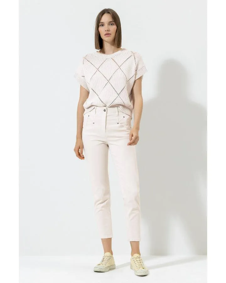 Straight Leg Denim Jeans