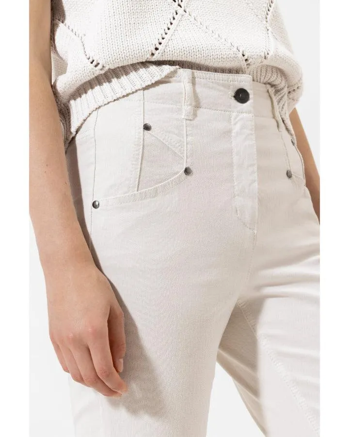 Straight Leg Denim Jeans