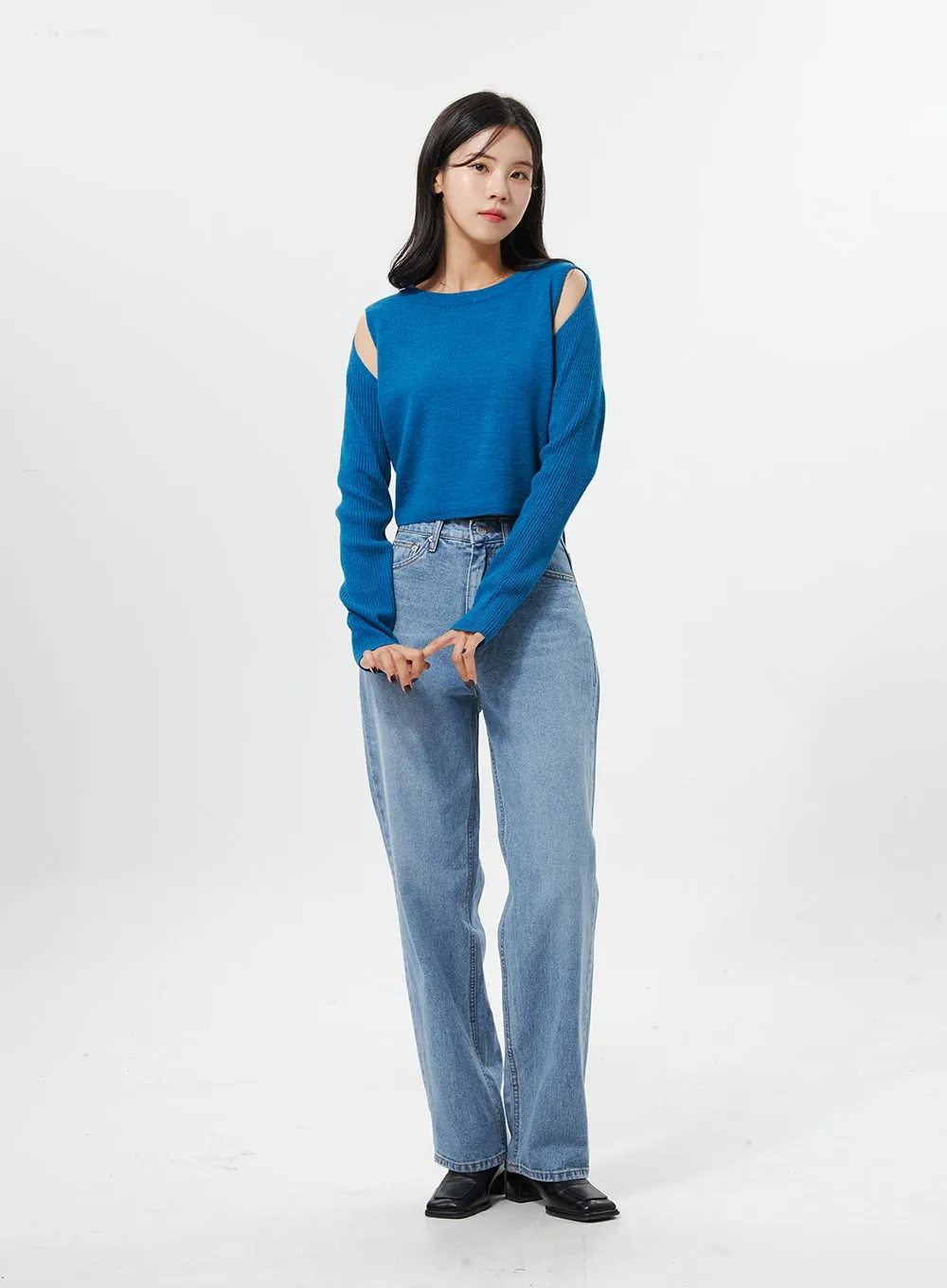 Straight Leg Jeans OO312