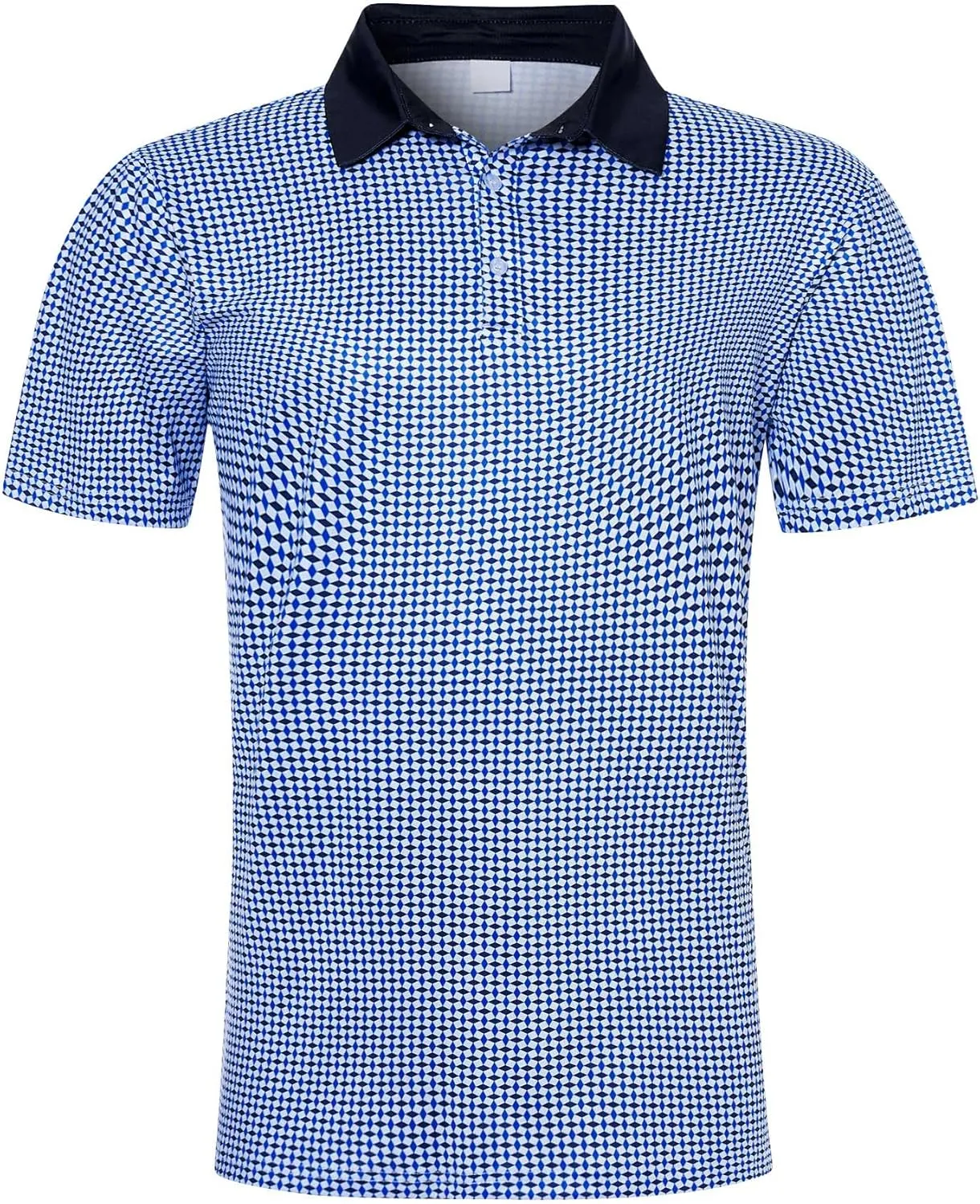 uideazone Golf Shirts for Men Dry Fit Polo Shirt Short Sleeve Moisture Wicking Golf Polos Performance Golf Tennis Shirt