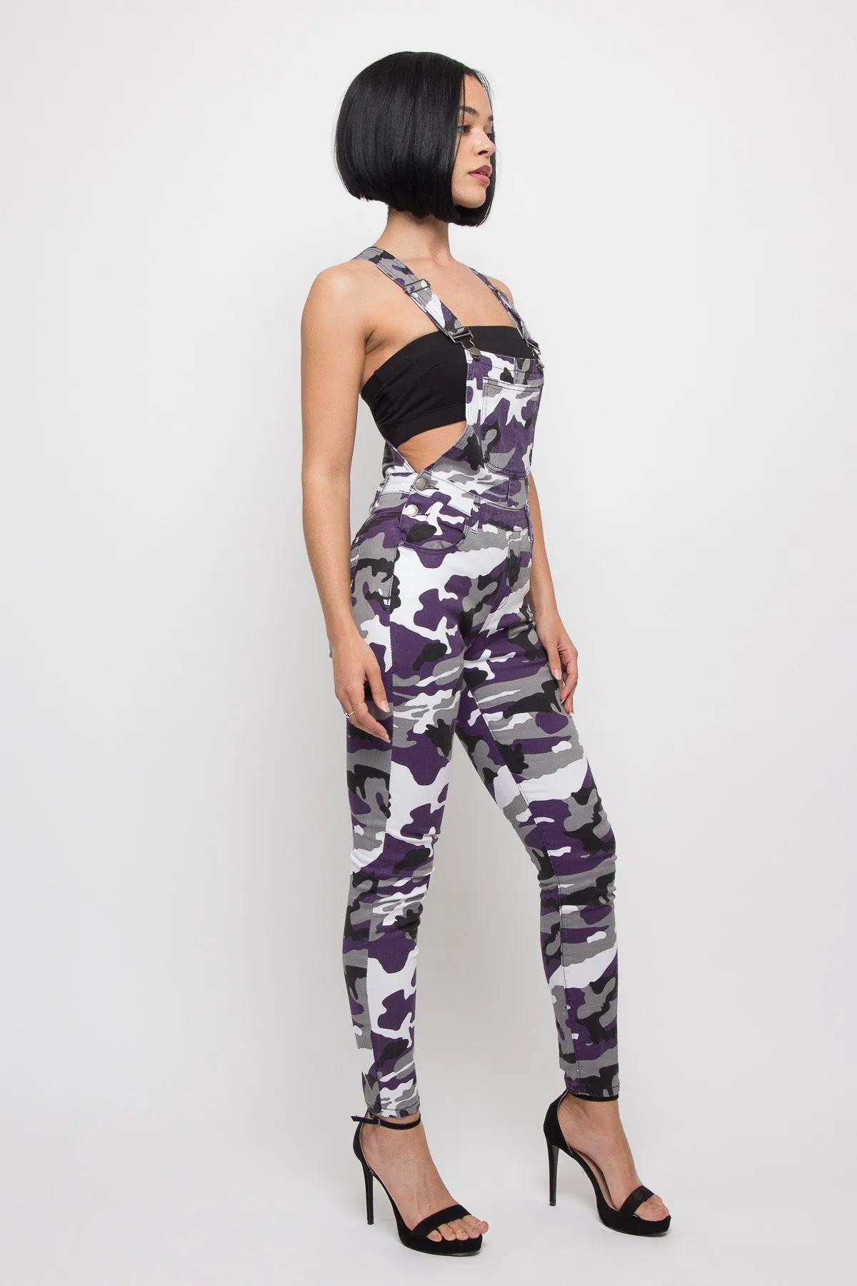 Women's Camo Color Overalls