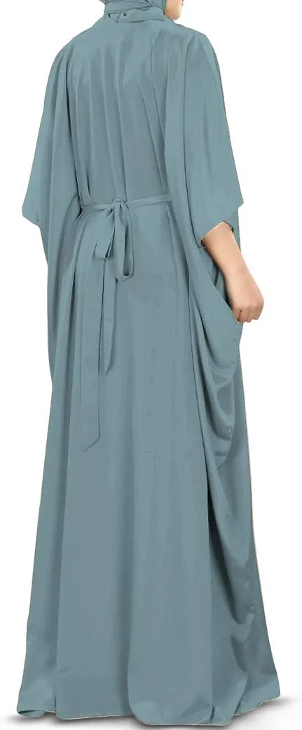 Women's Kaftan, Free Size Abaya, Dubai Islamic Dress, Muslim Maxi KF-001