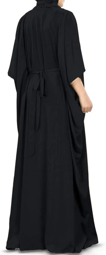 Women's Kaftan, Free Size Abaya, Dubai Islamic Dress, Muslim Maxi KF-001