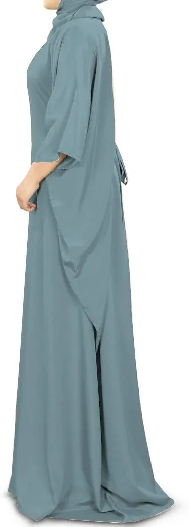 Women's Kaftan, Free Size Abaya, Dubai Islamic Dress, Muslim Maxi KF-001